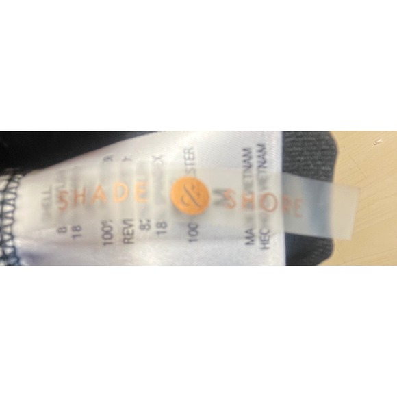 Shade & Shore Womens Leopard Print High Neck One Piece Swimsuit Size M Black - Picture 5 of 5